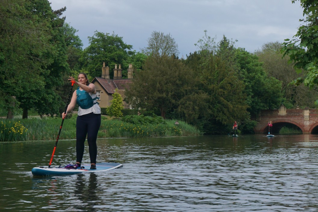 Standup Paddleboarding on the River Leam for One