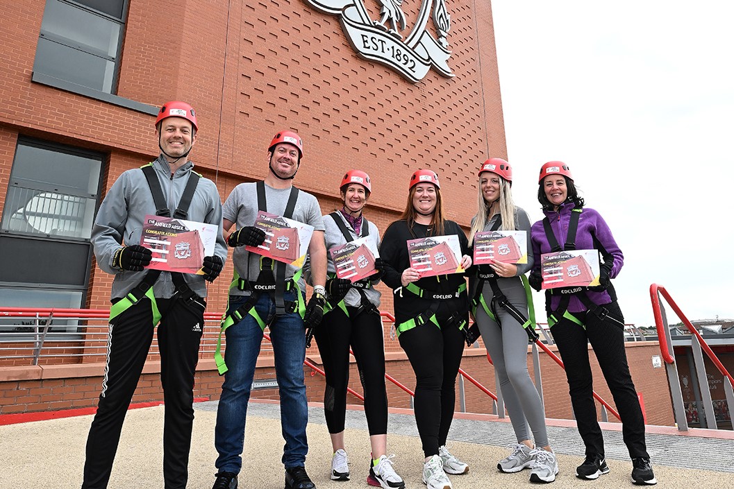 The Anfield Abseil for Two Adults at Liverpool FC Anfield Stadium