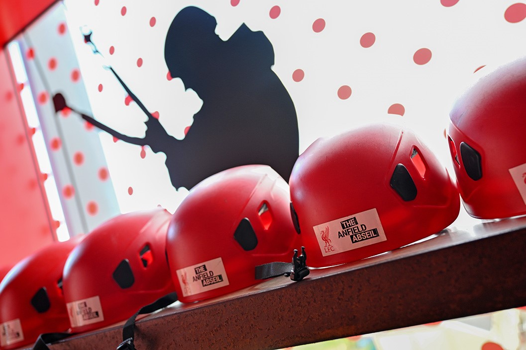 The Anfield Abseil with Liverpool FC Stadium Tour and Museum Entry for One Adult and One Child
