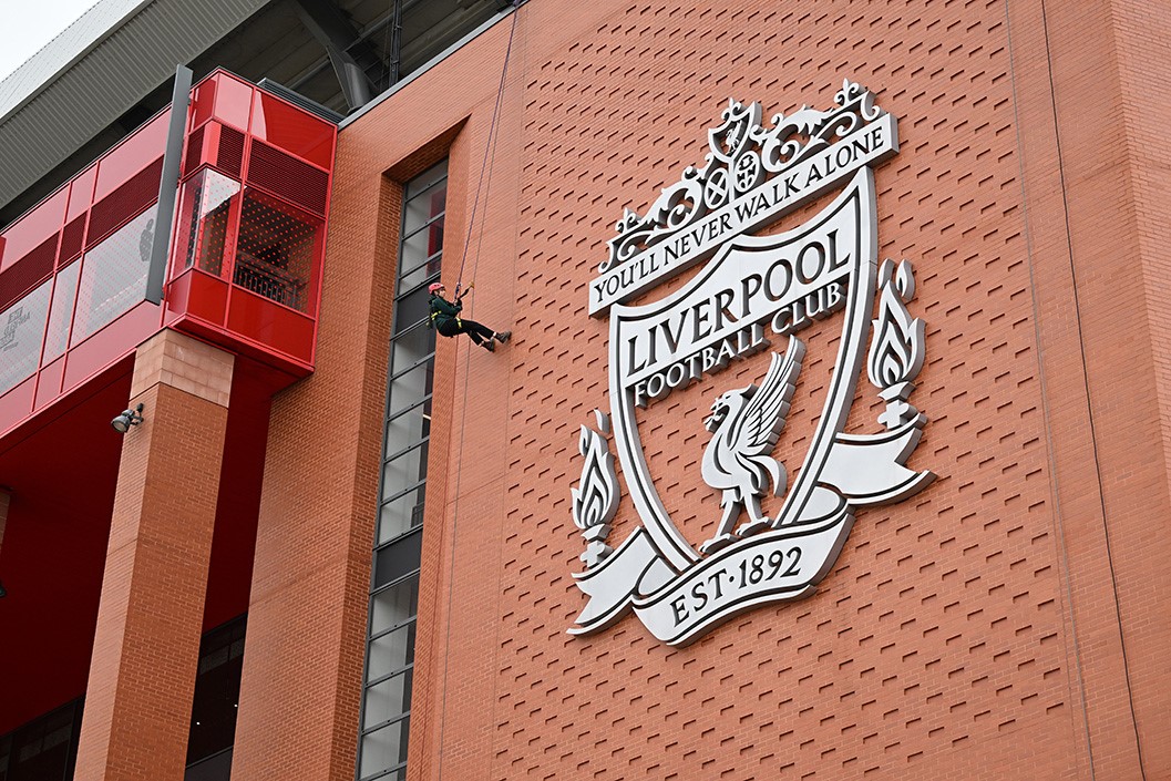 The Anfield Abseil for One Adult and Two Young People at Liverpool FC Anfield Stadium