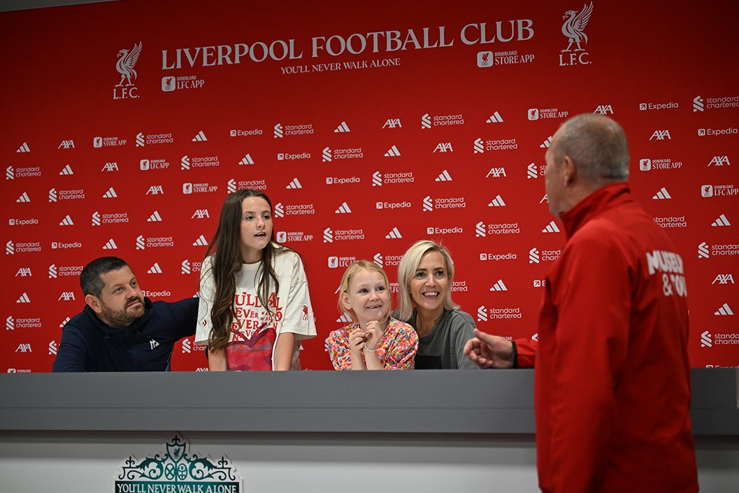 Family Tour of Liverpool FC Anfield Stadium with Museum Entry for Two Adults and Two Children