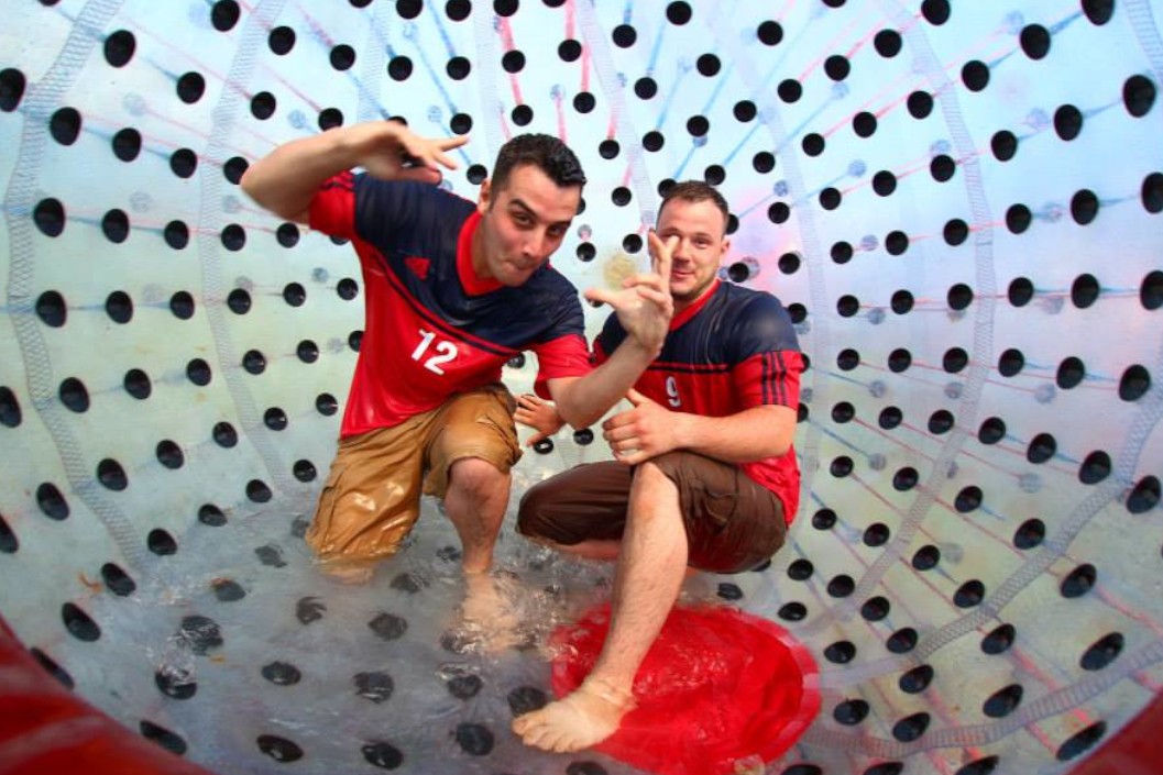 Aqua Zorbing for Three Special Offer