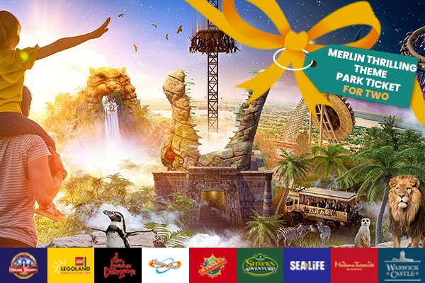 Merlin Thrilling Theme Park Tickets for Two - Special Offer