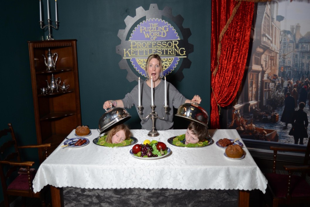 Entry for One Adult and One Child to The Puzzling World of Professor Kettlestring
