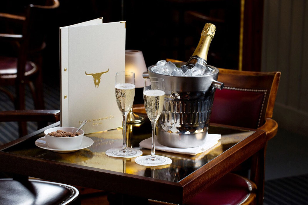 Three Course Champagne Celebration for Two at Marco Pierre White London Steakhouse Co