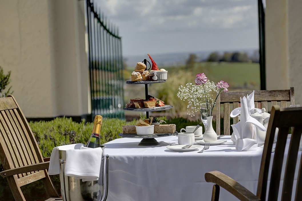 Afternoon Tea with Fizz for Two at Best Western Lord Haldon Country Hotel