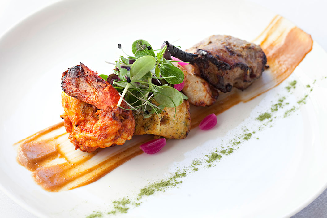 Three Course Meal with Glass of Wine for Two at Indian Essence