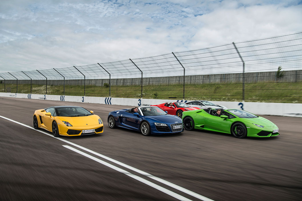 Five Supercar Driving Blast at a Top UK Race Track