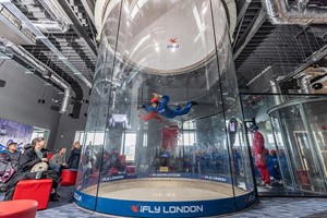 iFLY Indoor Skydiving at the O2 with Burger Experience at Gordon Ramsay Street Burger for Two Image 3