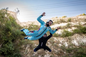 Hangloose at Bluewater Outdoor Skydiving Simulator for One - Midweek Image 5