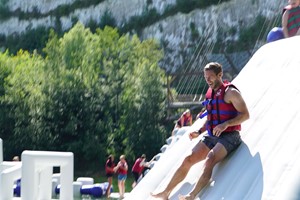 Click to view details and reviews for Hangloose Inflatable Aqua Park Entry For One At Bluewater.