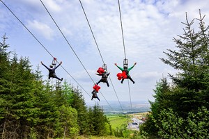 Fly the Phoenix – The World's Fastest Seated Zip Line at Zip World Tower Image 1