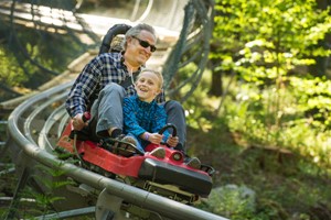 Fforest Coaster and Treetop Nets for One Adult and One Child at Zip World Image 4