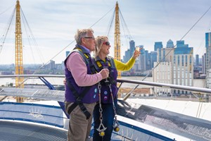 Up at The O2 Climb with a Glass of Bubbly for Two Image 1