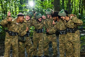 Forest Paintballing for Four with 200 Paintballs Each and Lunch at GO Paintball London Image 2