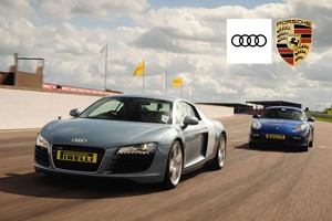 Porsche vs Audi R8 Driving Experience at Thruxton Image 1