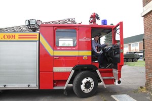 Tank, Army Truck and Fire Engine Driving Image 2