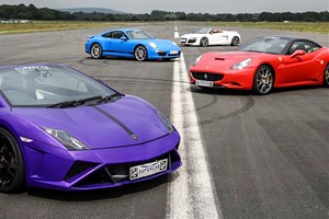 Four Supercar Driving Blast Image 2