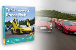 Triple Supercar Driving Blasts Experience Gift Box picture