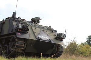 Military Tank Driving Experience in an Alvis Spartan and Volvo BV202 for One Adult and One Child Image 5