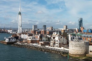 30 Minute Towers, Tall Ships and Portsmouth City Helicopter Experience Image 1