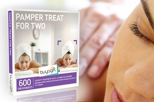 Click to view details and reviews for Pamper Treat For Two Experience Box.