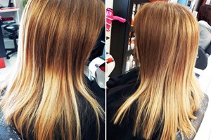 Wash, Cut and Blow Dry for Two at Hairs and Graces Unisex picture