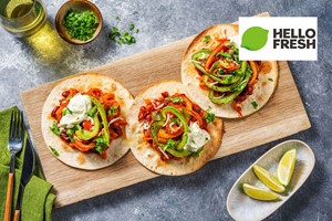 HelloFresh Vegetarian Two Week Meal Kit with Three Meals for Two People Image 1