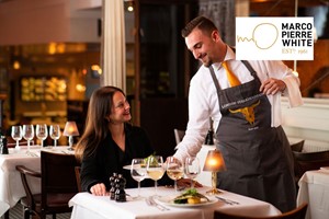 Three Course Champagne Celebration for Two at Marco Pierre White London Steakhouse Co Image 1