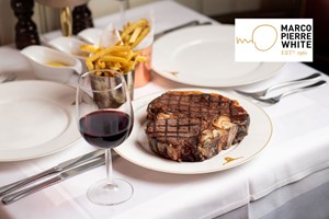 24oz Porterhouse Steak to Share with Unlimited Chips and a Cocktail for Two at London Steakhouse Co Image 1