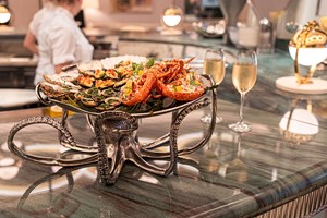 Champagne and Shellfish Platter for Two at The River Restaurant by Gordon Ramsay at The Savoy Hotel Image 1