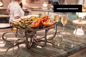 Champagne and Shellfish Platter for Two at The River Restaurant by Gordon Ramsay at The Savoy Hotel picture