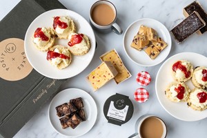 Click to view details and reviews for Exclusive Vegan Afternoon Tea Delivery For Two With Positive Bakes.