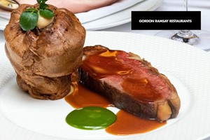 Sunday Roast for Two at The River Restaurant by Gordon Ramsay at The Savoy Hotel, London picture