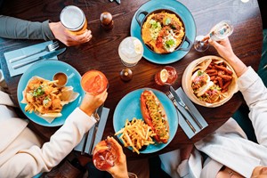 Two Course Bottomless Brunch for Two at Manahatta Image 1