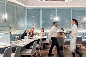 Champagne Afternoon Tea for Two at The Tiffany Blue Box Cafe at Harrods Image 3