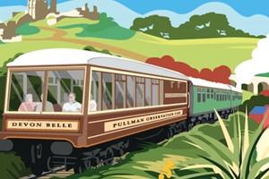 Steam Train with Champagne Afternoon Tea at Swanage Railway for Two picture