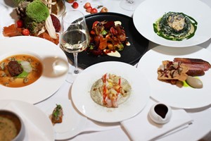 Three Course Dinner with Wine for Two at The 5 Star Lowry Hotel Image 5