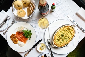 Two Course Lunch for Two at Bentley's Oyster Bar and Grill Image 1