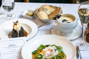 Three Course Lunch for Two at Bentley's Oyster Bar and Grill Image 1