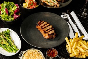 Sharing Steak, Sides and Bottle of Wine for Two at Gaucho picture