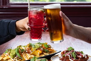 Two Course Meal with a Drink for Two at a British Pub or Bar Image 2