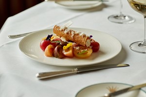 Two Course Dinner for Two with a Glass of Prosecco at The English Grill at The Rubens at the Palace Image 1