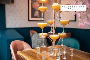 Martini Tree and Food Sharer for Two at Slug & Lettuce Image 1