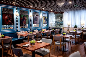 Midweek Three-Course Lunch with Carafe of Wine for Two at Kanishka Image 1