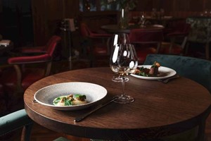 Eight Plate Oak Tasting Menu with Champagne for Two at the Crazy Bear Stadhampton Image 1