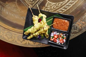 Signature Thai Twelve Plate Sharing Meal with Prosecco for Two at the Crazy Bear Stadhampton Image 3