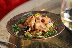 Signature Thai Twelve Plate Sharing Meal with Prosecco for Two at the Crazy Bear Stadhampton Image 4