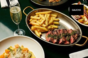 Three Course Meal with Glass of Bubbles at Gaucho for Two picture