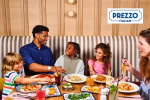 Two Course Meal for Two Adults and Three Children at Prezzo picture